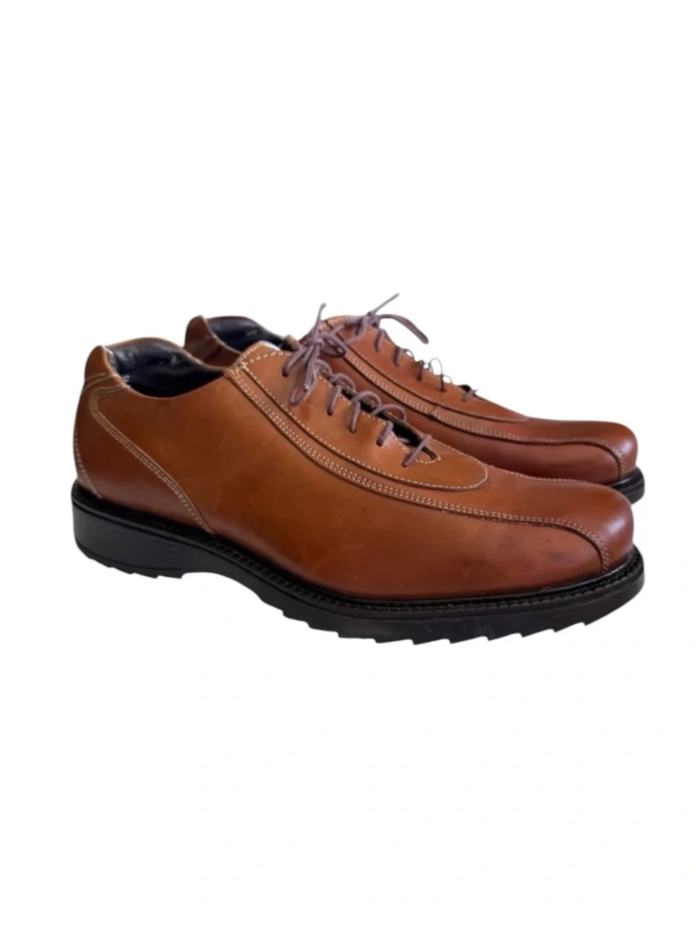 Bass Men’s Brown Leather Lace Up Shoes